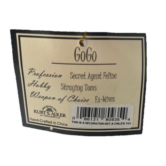 Alley Cats Margaret Le Van GoGo Show Girl Vegas Retired Ornament 5” NWT - Picture 14 of 16